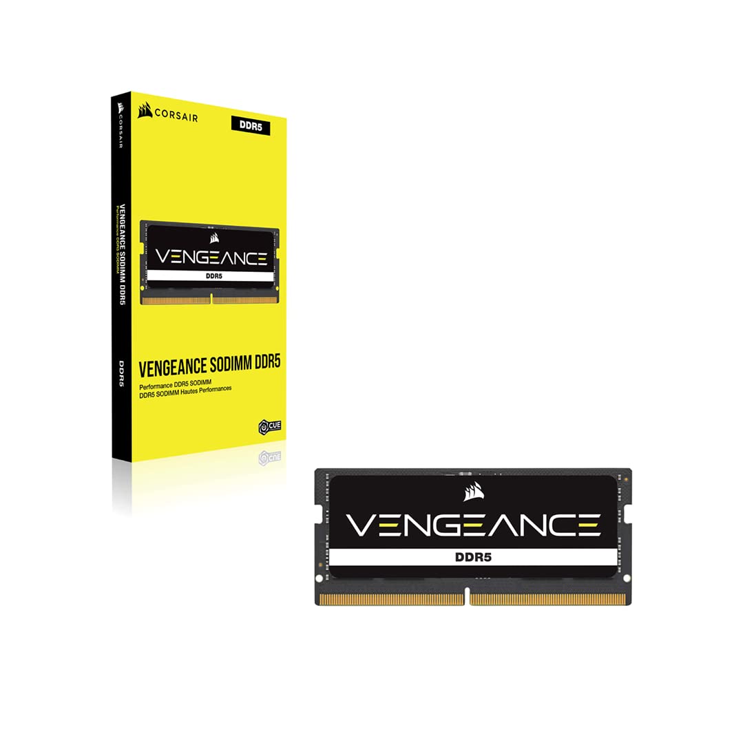 CORSAIR DDR5-4800MHz ノートPC用 メモリ VENGEANCE DDR5 16GB [16GB×1