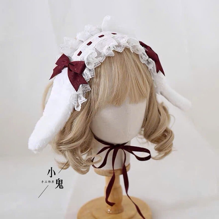 サブカル系 天使と悪魔 うさ耳 ヘッドドレス コスプレ コンカフェ イベント衣装