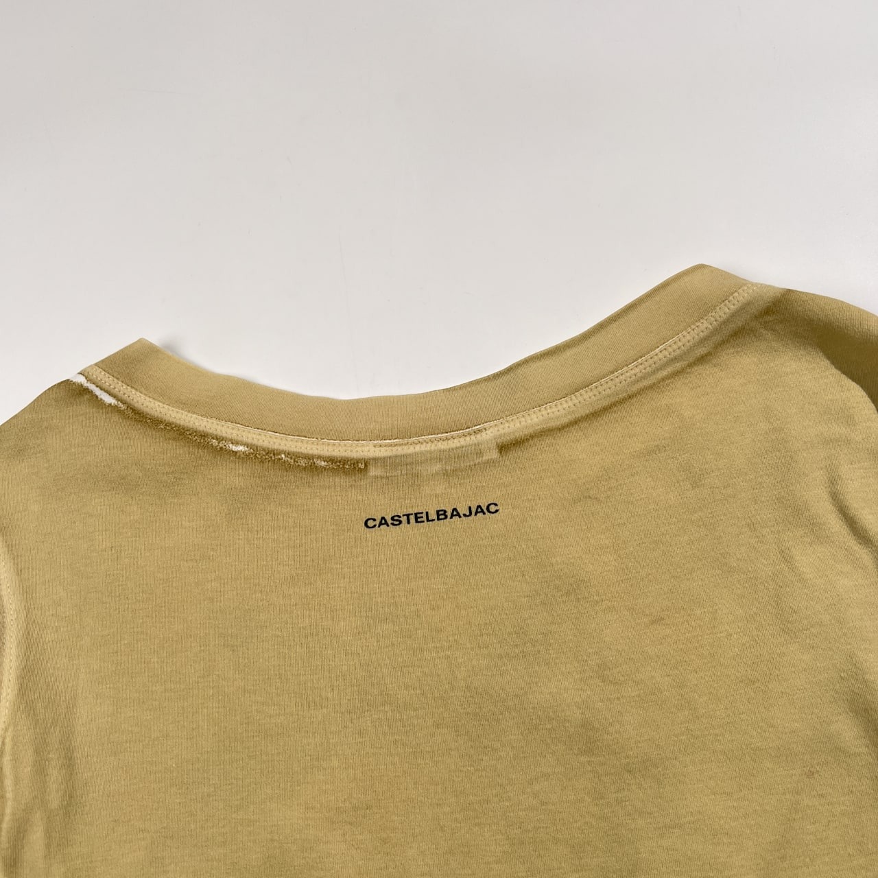 CASTELBAJAC カステルバジャック レモンプリント ノースリーブ Tシャツ カットソー サイズ 40 /ベージュ系/イタリア製/三喜商事代理