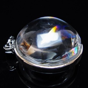 アイリスクォーツ 水晶 ペンダント 虹入り 一点物 おまかせ便 112-12375