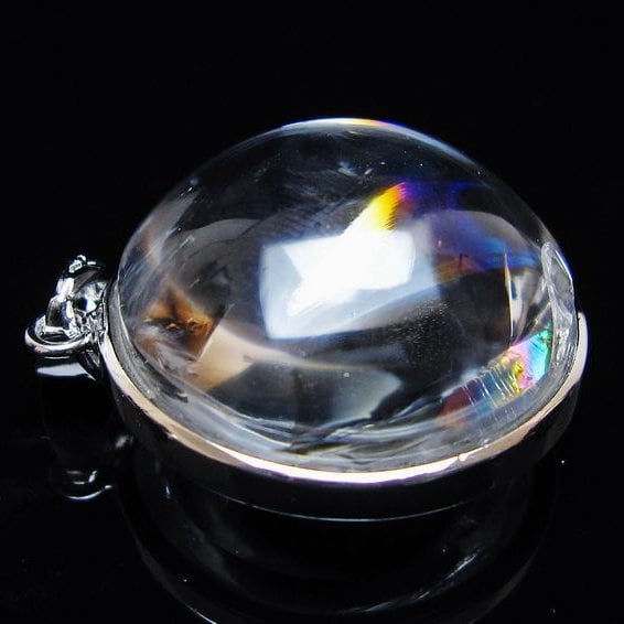 アイリスクォーツ 水晶 ペンダント 虹入り 一点物 おまかせ便 112-12375