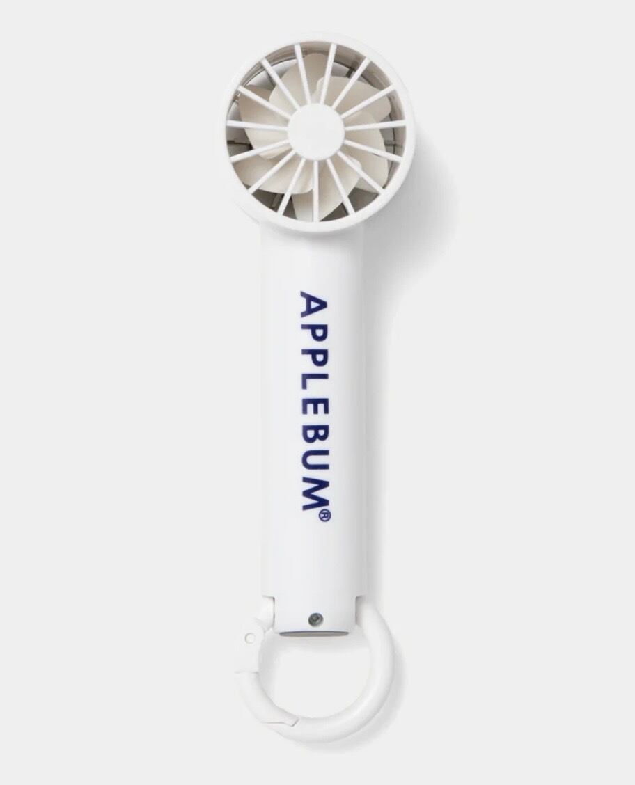 APPLEBUM 冷却プレートカラビナUSBハンディファン 本体 アップルバム APPLEBUM】アップルバム HANDY FAN ハンディーファン | JUNKBLUES