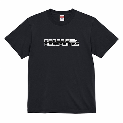 GENESIS RECORDINGS type-2 T-shirts(black)