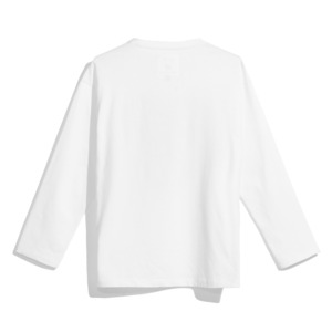 【HIPANDA ハイパンダ】男女兼用 スカルパンダ ラインストーン ロンT UNISEX SKULL PANDA RHINESTONE LONG-SLEEVED T-SHIRT / WHITE・BLACK