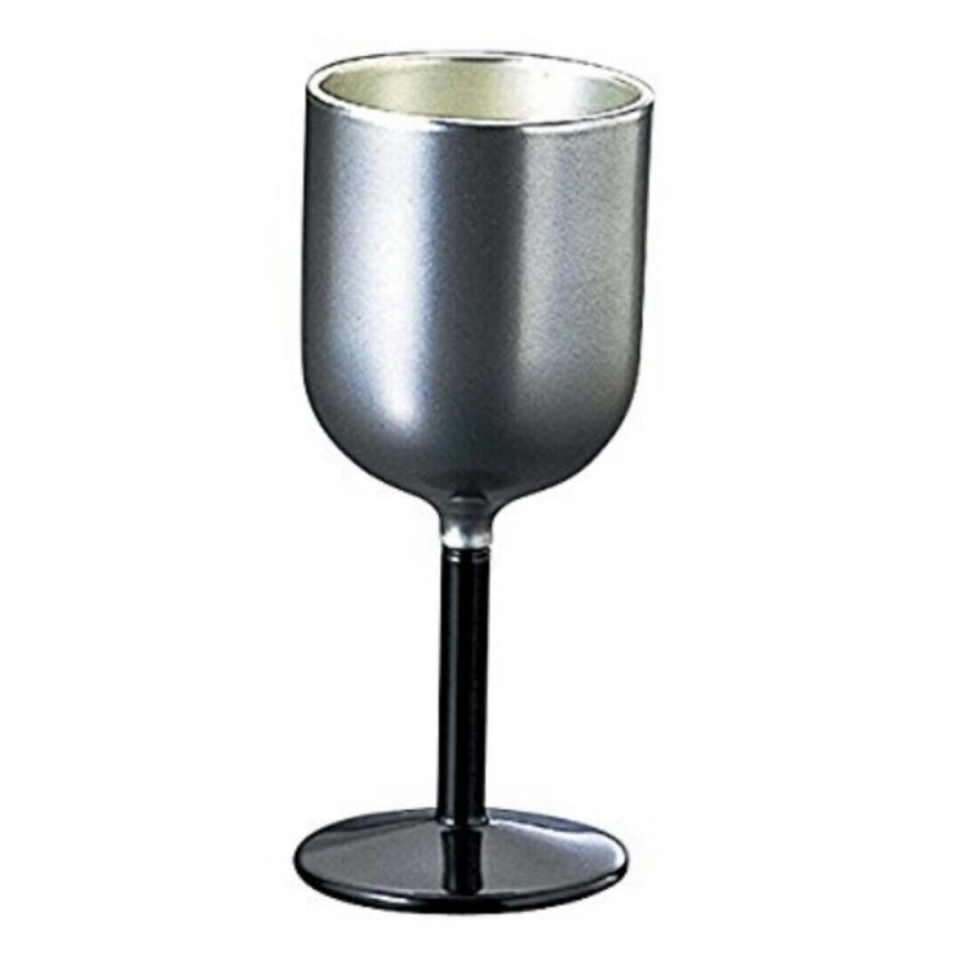 ワイングラス高足 銀 Green