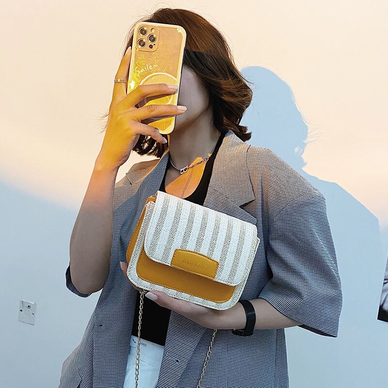 チェーン サマー 夏物 スクウェア ハンドバッグ Tiancai_Wing_Bag76068151985