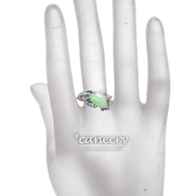 糸魚川翡翠のリング | 天然石ジュエリーの Canecry