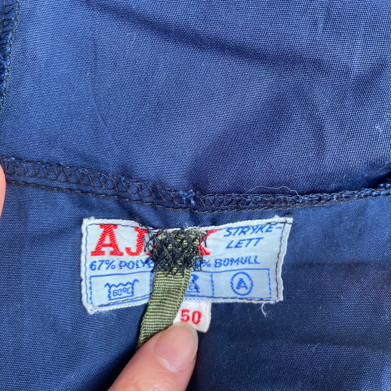 AJAK ユーロ コットン アノラックパーカー メンズL相当 古着 