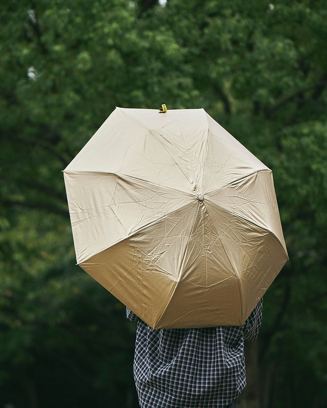 白い牡丹　三つ折り傘　［sam095］