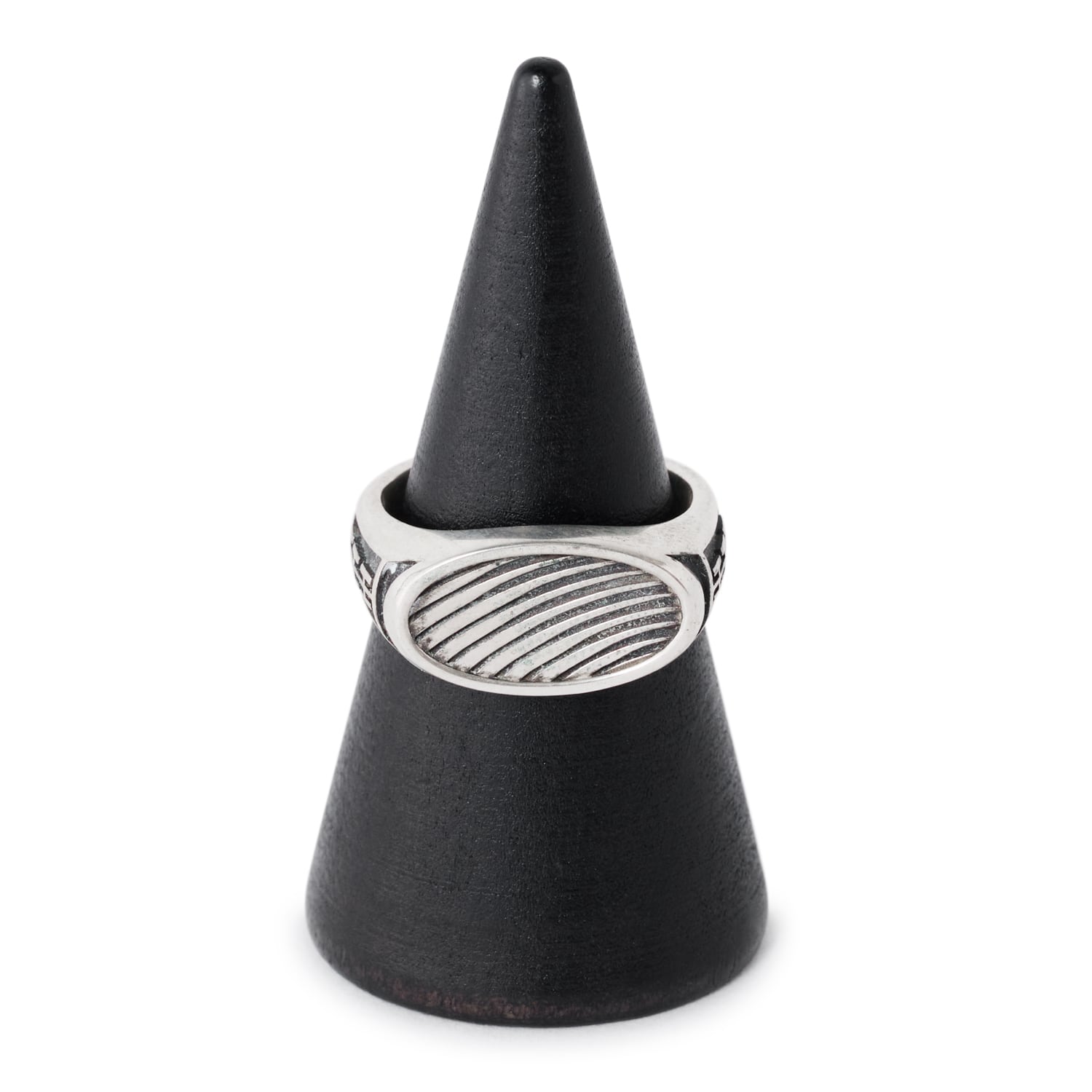 HELLRAZOR / OVAL LOGO PIINKY RING / SILVER
