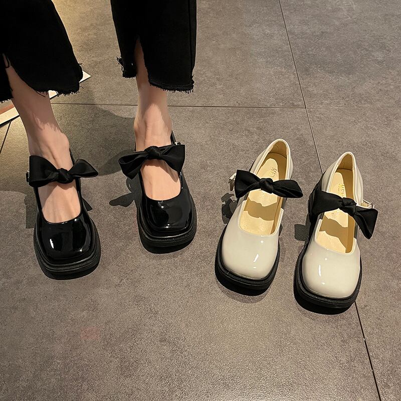 リボンスタンダードヒールサマースタイルシングル 靴 シューズ レトロ ハイヒール 夏物 部族の婦人靴35763188631