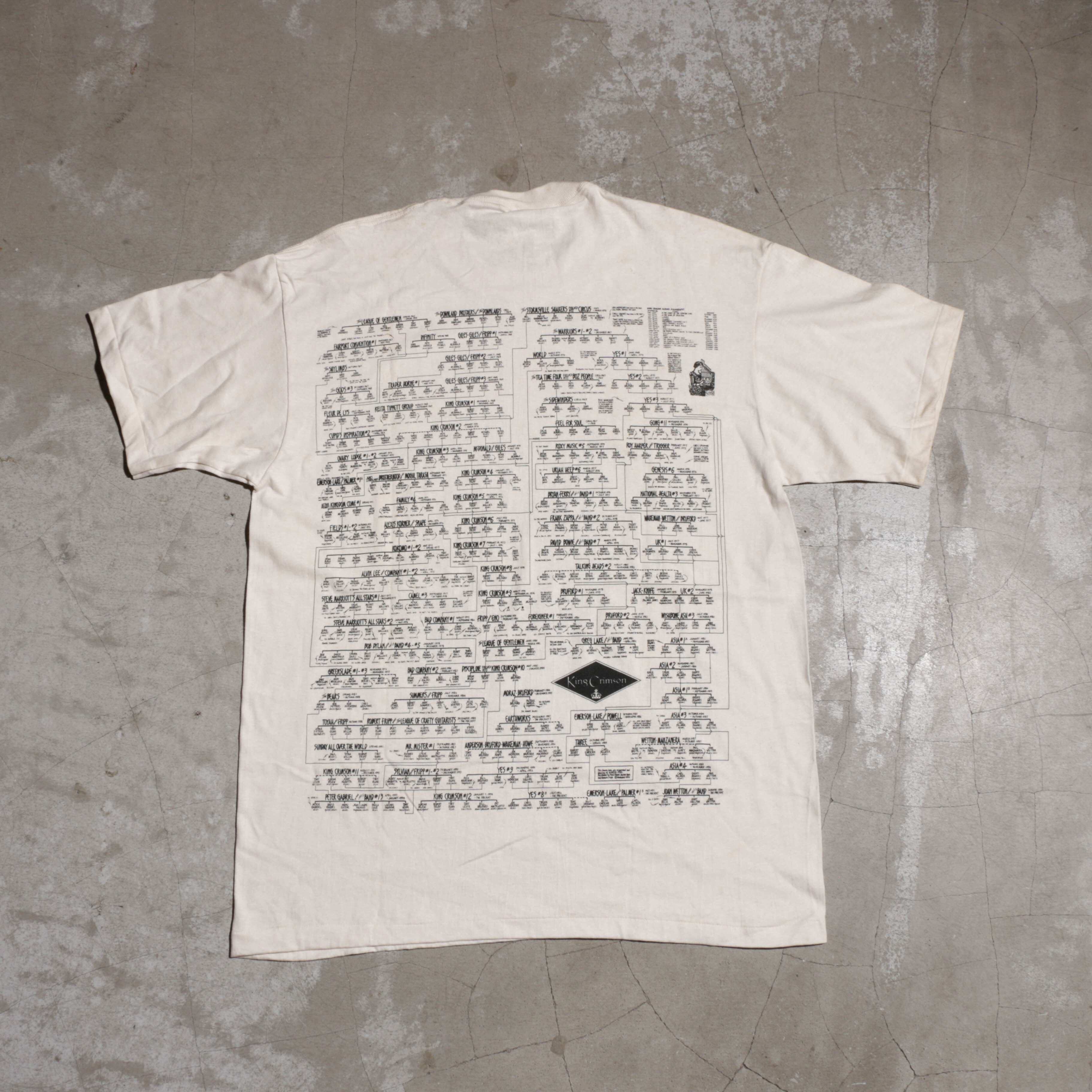 KingCrimson 90sVintage OfficialTourT-Shirts | DAMMIT
