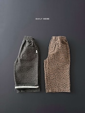 【取寄】Dailybebe レオパードパンツ|秋服|韓国子供服|26/AT