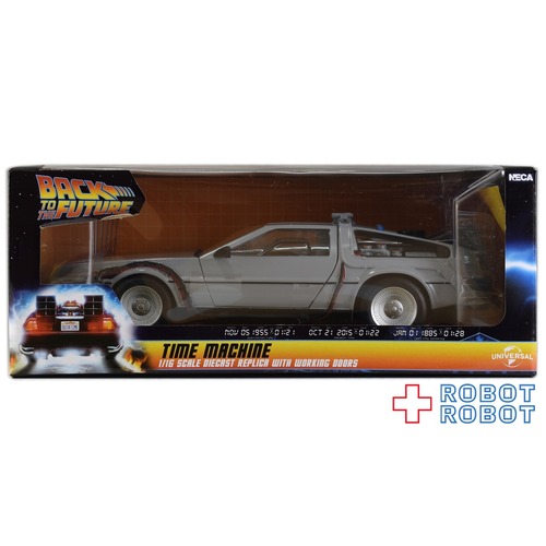 NECA バック・トゥ・ザ・フューチャー タイムマシン デロリアン 6インチ ダイキャスト ビークル