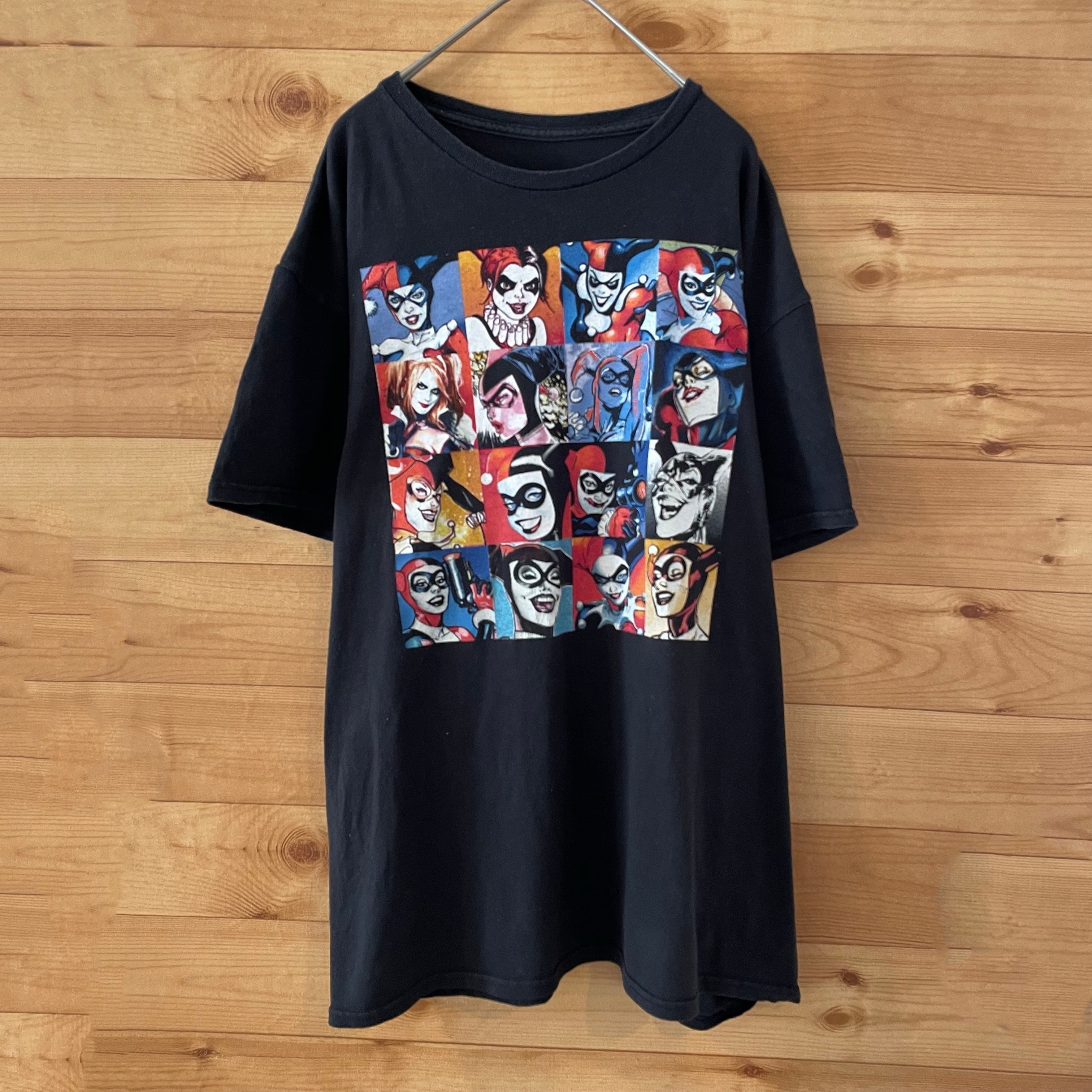 DC COMIC】ハーレイ・クイン プリント Tシャツ 黒ボディ アメコミ ...