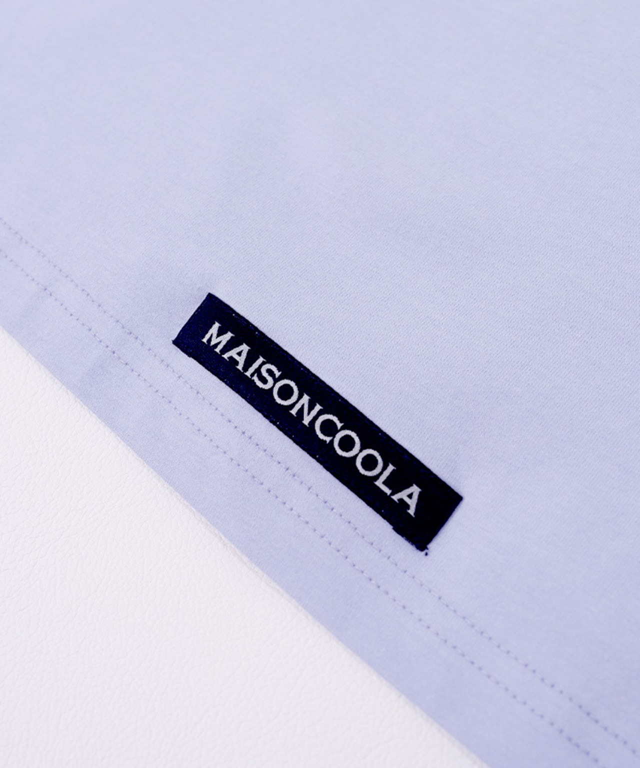 Maison COOLAエンブロイダリールーズTシャツ (WHITE)　CQ-44062