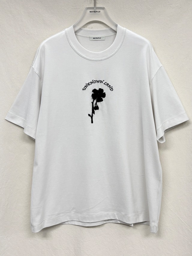 MATSUFUJI / Embroidery Short Sleeve T-shirt (OFF)