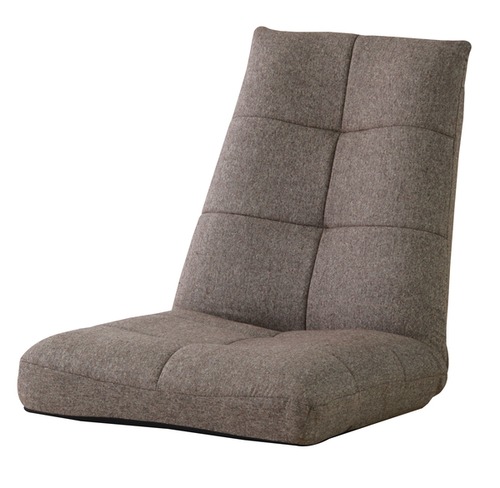 パーティ バケットリクライナー ハイバック 椅子 14段階リクライニング ナチュラル インテリア 家具 おしゃれ ブラウン