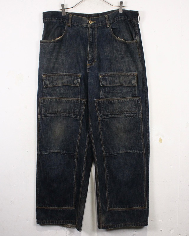 【Caka act2】“SEAN JOHN” Double Knee Vintage Denim Pants