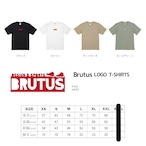 Brutus BOX LOGO T-SHIRTS / ブラック