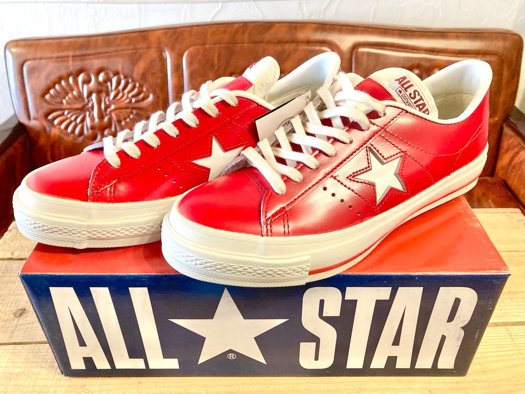 激レア　Converse One Star ワンスター レザー 厚底　26.5