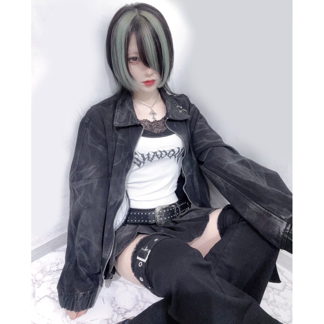 ブラックピアス WASHデニムジャケット | VOLCAN&APHRODITE 公式通販