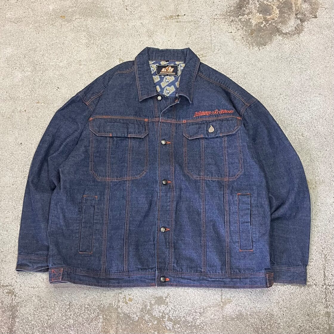 size XXL】90s Johnny Blaze ジョニーブレイズ デニムジャケット | Pay ID