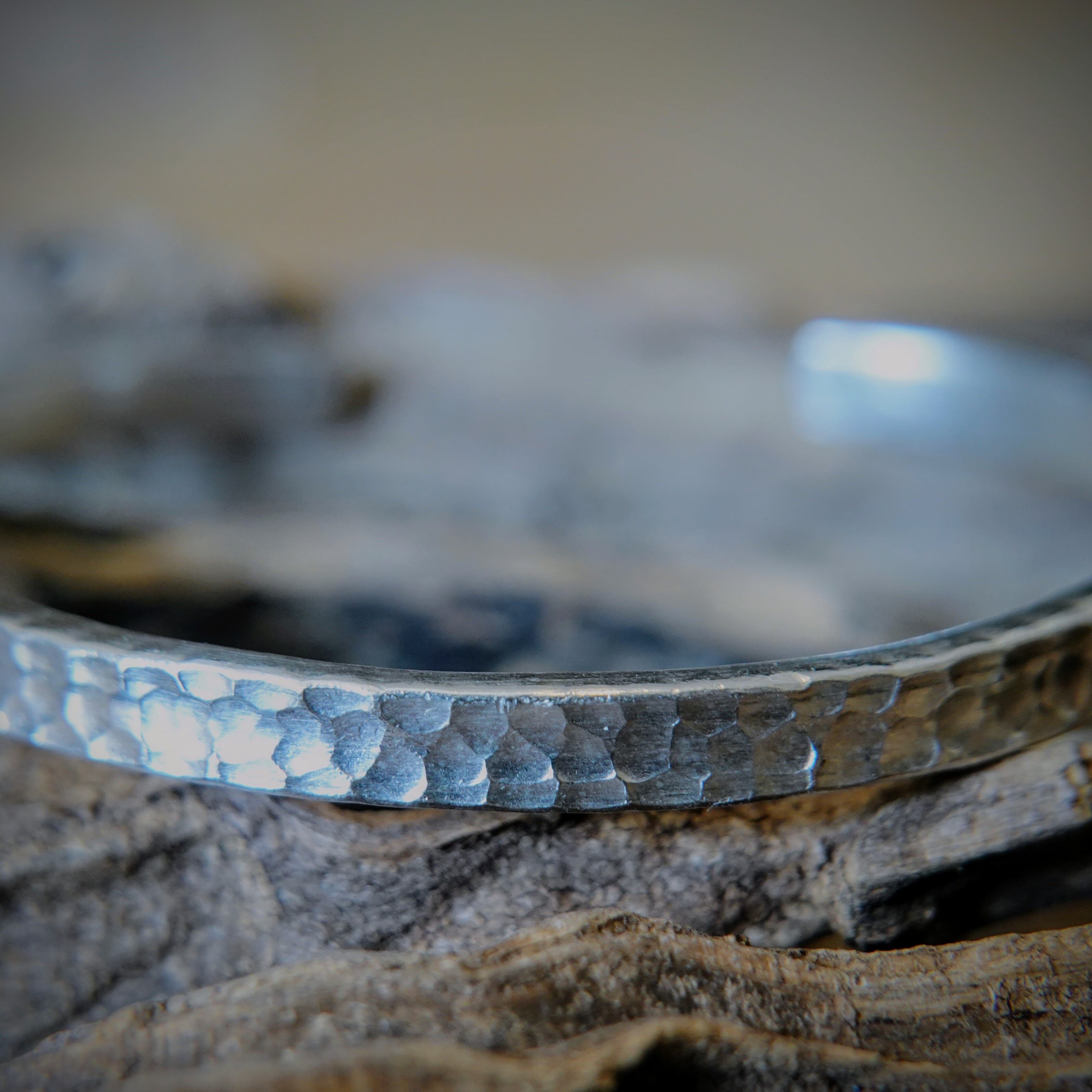 Hammer Bangle | カレンシルバー バングル | Orbit8