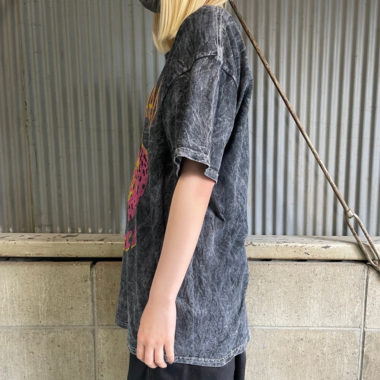 DEF LEPPARD バンドTシャツ メンズM 古着 デフ・レパード ブラック