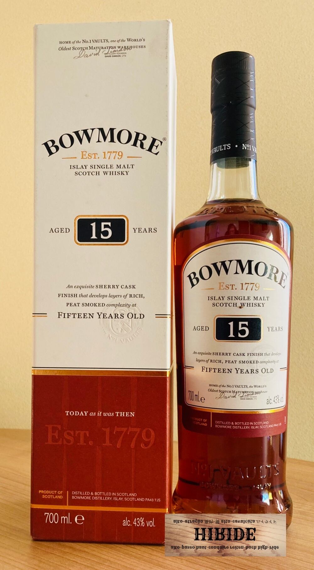 ボウモア 15年 シェリー カスク フィニッシュ 43度 700ml ダーケストの