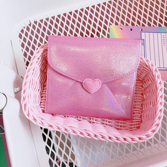 ラブレター ミニポーチ メタリック スクエアポーチ サニタリーポーチ ゆめかわ 個性的 More Lluze モア ルーゼ ラブレター ミニポーチ メタリック スクエアポーチ サニタリーポーチ ゆめかわ 個性的 More Lluze モア ルーゼ