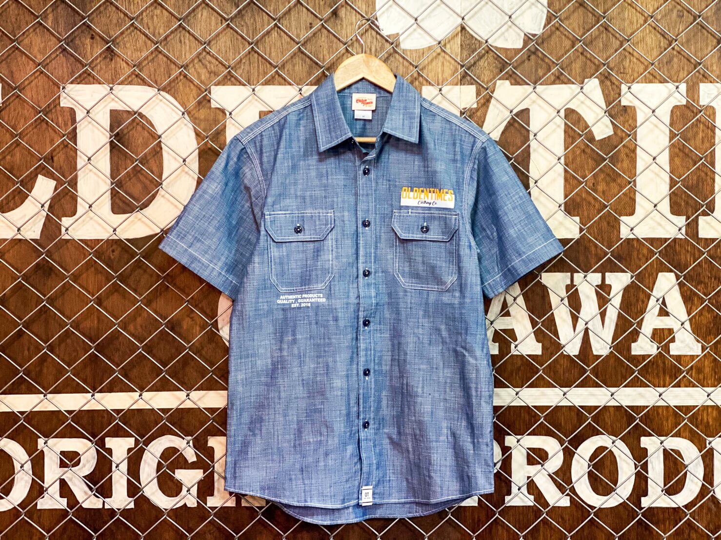 T/C CHAMBRAY WORK SHIRT | OLDENTIMES OKINAWA