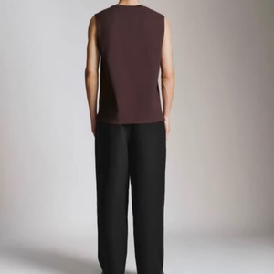 ボルドーシンプルタンクトップ　0800