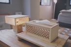「HANDS」台湾職人手作り・七宝模様の窓ティッシュケース（七宝花窓衛生紙盒）