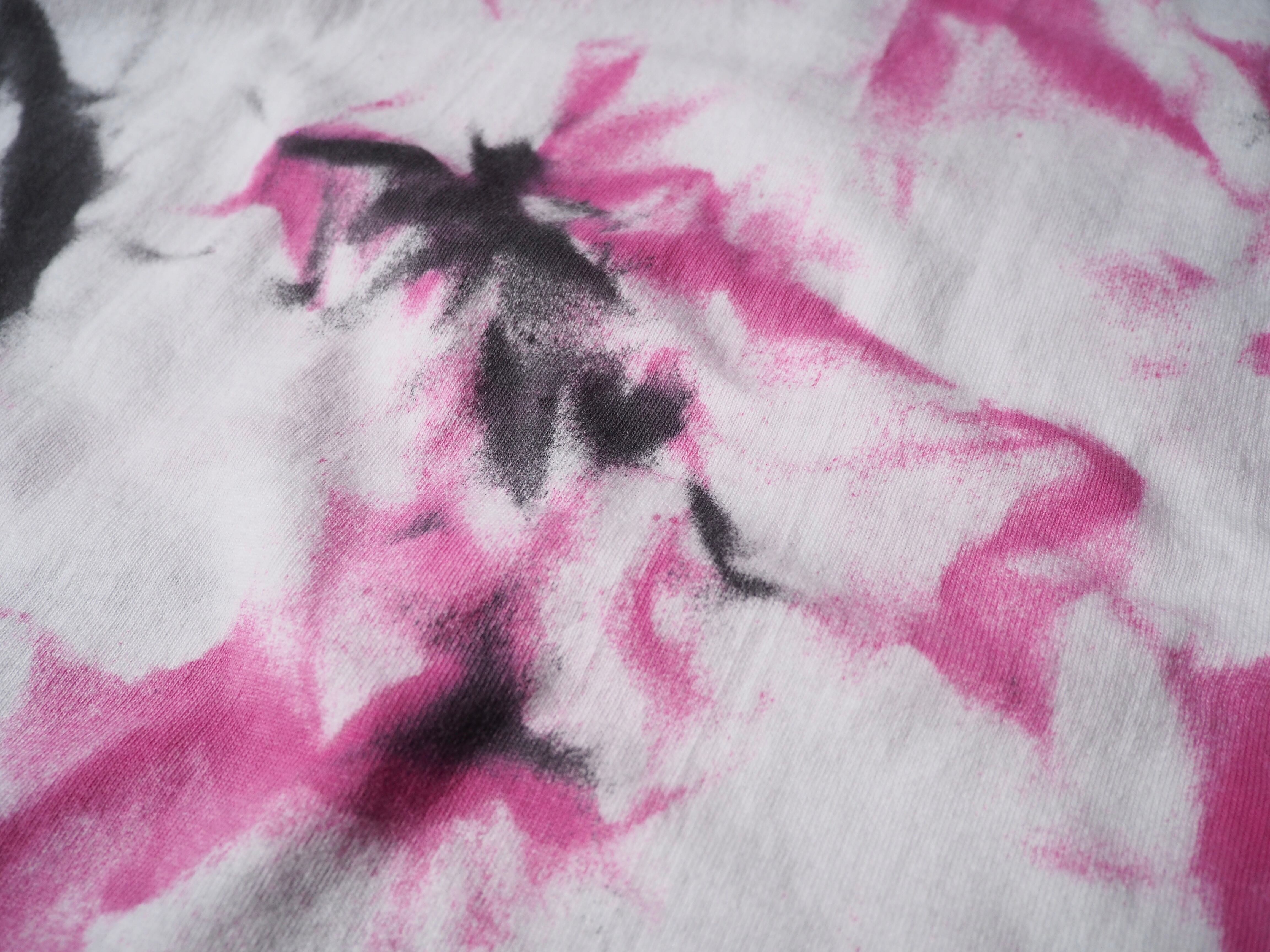 1990s ” Fruit of the loom ” psychedelic dyed loose Tee (made in Usa)