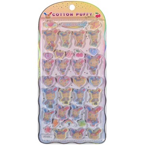 ウサハナ 日焼け サンリオ コットンパフィーシール クラックス