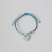 coin blue x glitter 紐ブレスレット A貨翡翠 jd_br1147