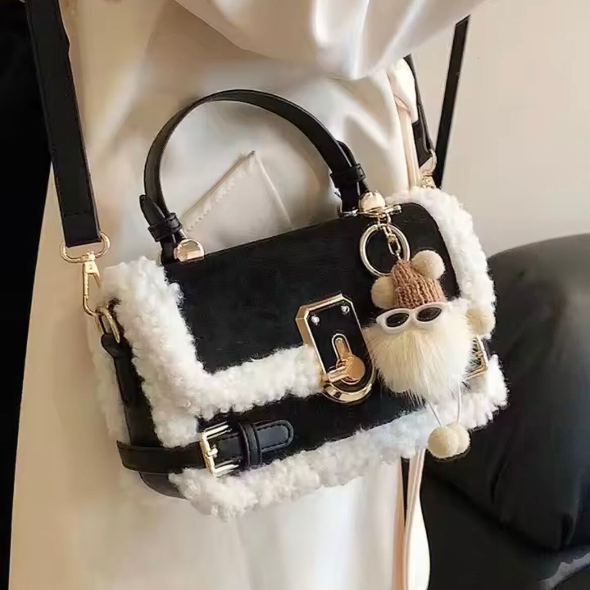 mouton square mini bag