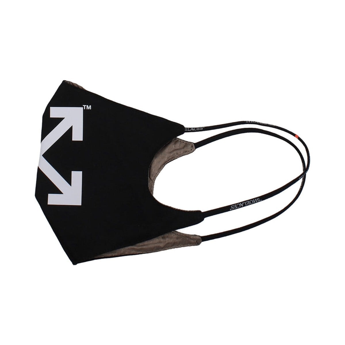OFF-WHITE オフホワイト メンズ マスク コットン ブラック