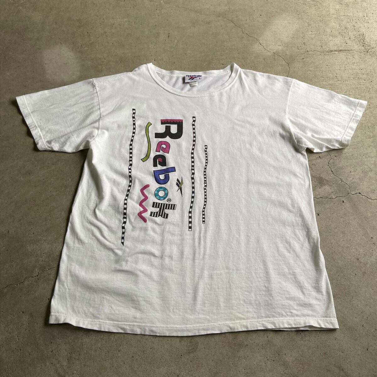90年代 USA製 Reebok リーボック Tシャツ メンズL 古着 90s ビンテージ 