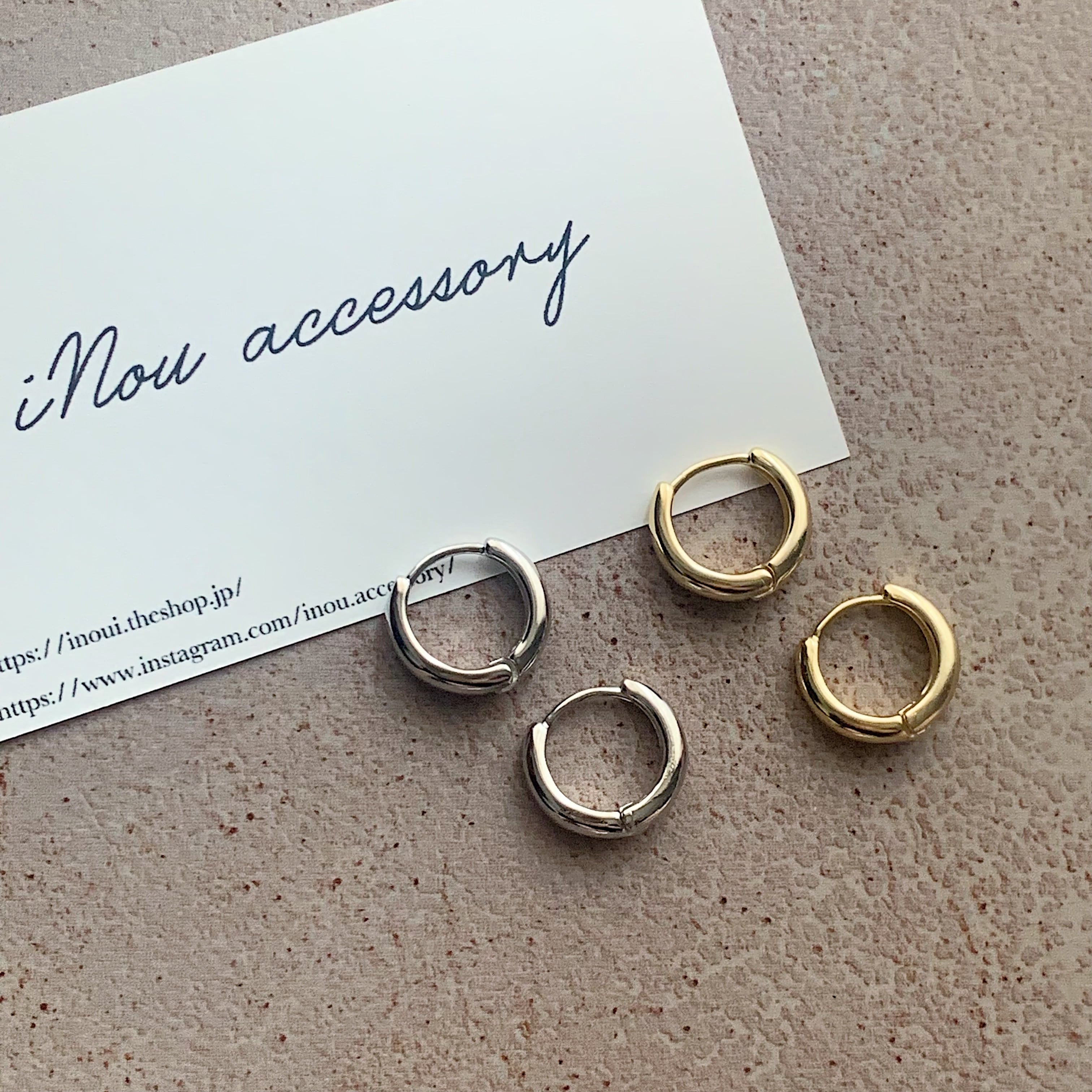 ☆コロン☆ フープイヤリングおまとめ2点 コロンフープピアス | iNou accessory