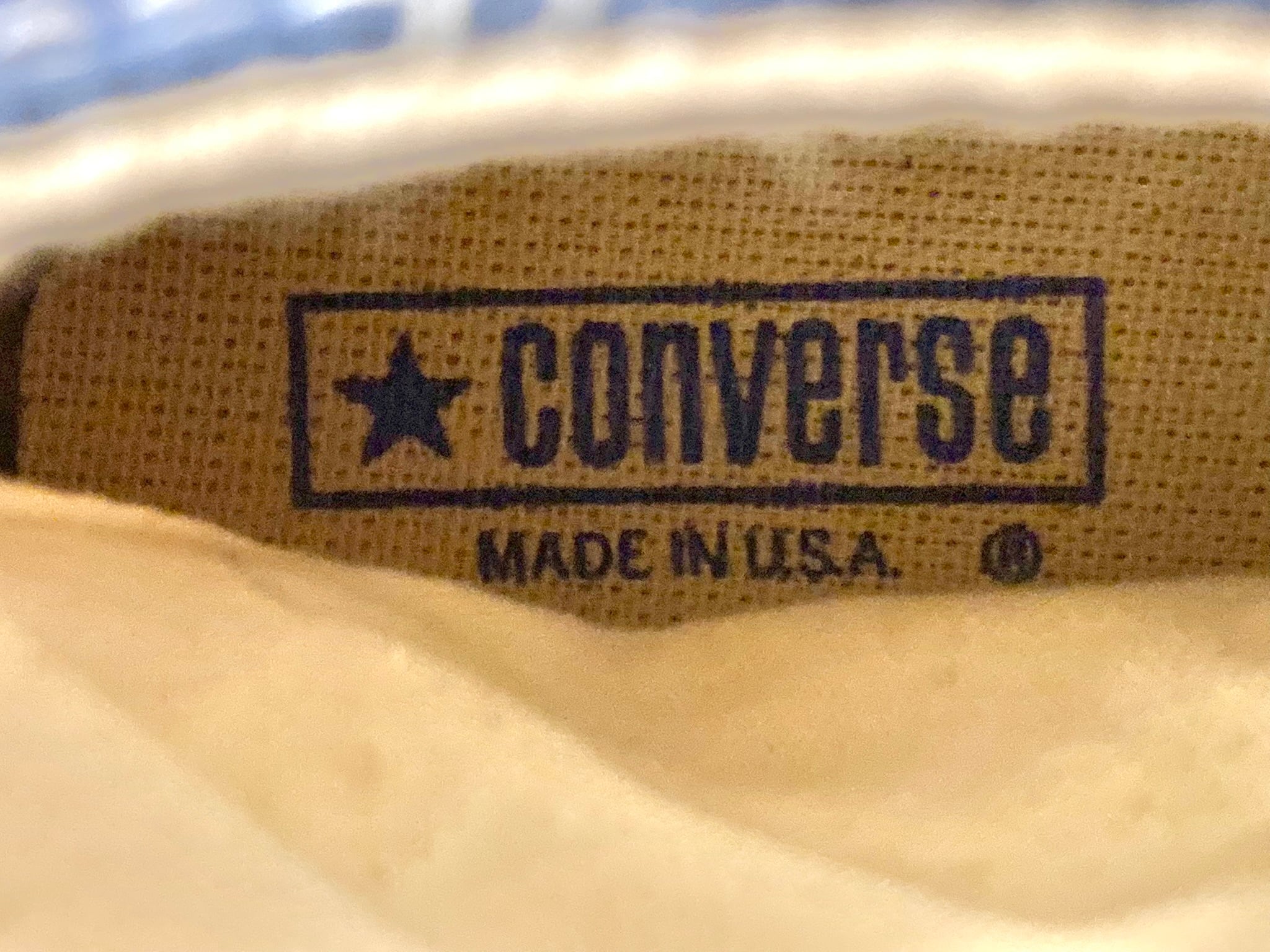 値下80年代銀箱あて布CONVERSE ALL STAR BASKET 25.0 converse（コンバース） ALL STAR Hi （オールスター）ネイビー 3.5