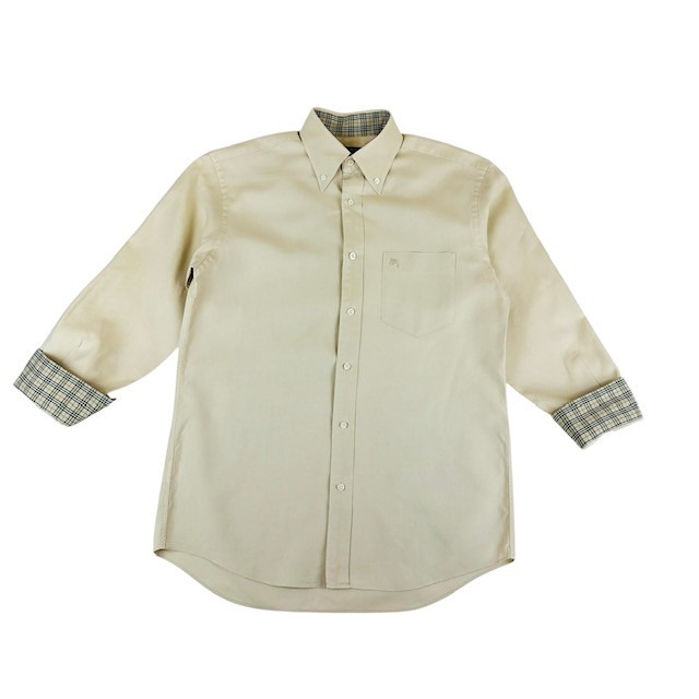 中古 バーバリーロンドン BURBERRY LONDON 長袖 ボタンダウン シャツ 