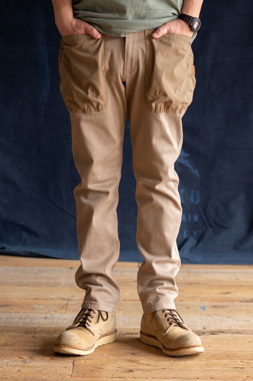 HKS115 NANGAコラボ LOW CLOTCH SKINNY2(カラー) | H.A.K.U MOUNTAIN