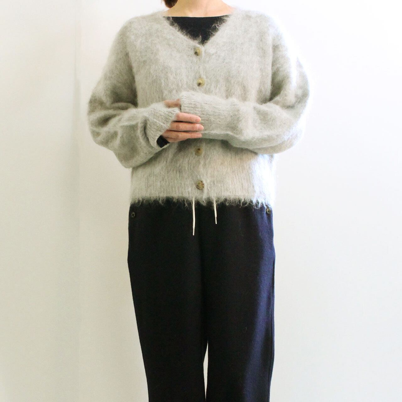 COMM.ARCH コム・アーチ　 レディースニット HAND FRAMED MOHAIR モヘア　カーディガン　2020年 | Escargot  Circus　 powered by BASE