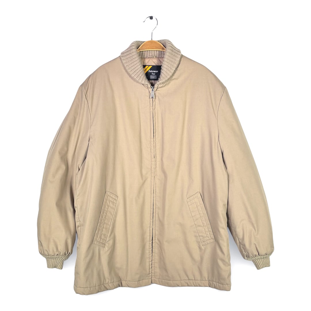 70s シアーズ マックレガー ヴィンテージ ファラオジャケット グリッパージップ コットンジャケット SEARS サイズXL 古着 DZ0801