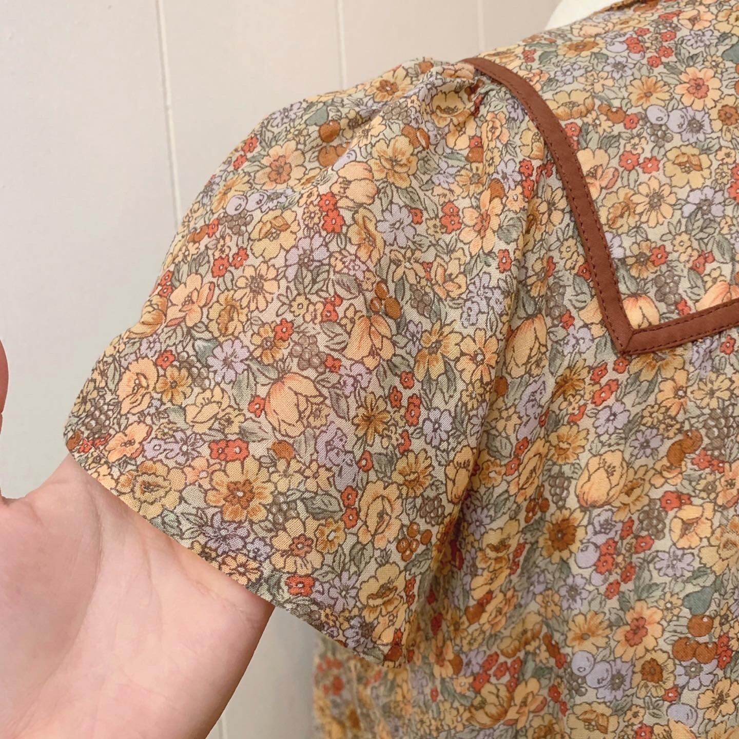 warm flower piping flare one-piece