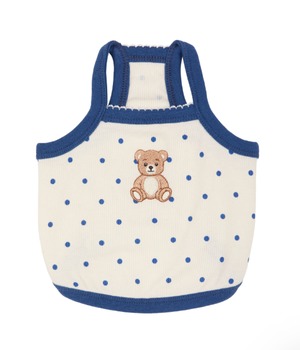 S.M.L/即納【Sallys】Roony bear top (Navy Milk)
