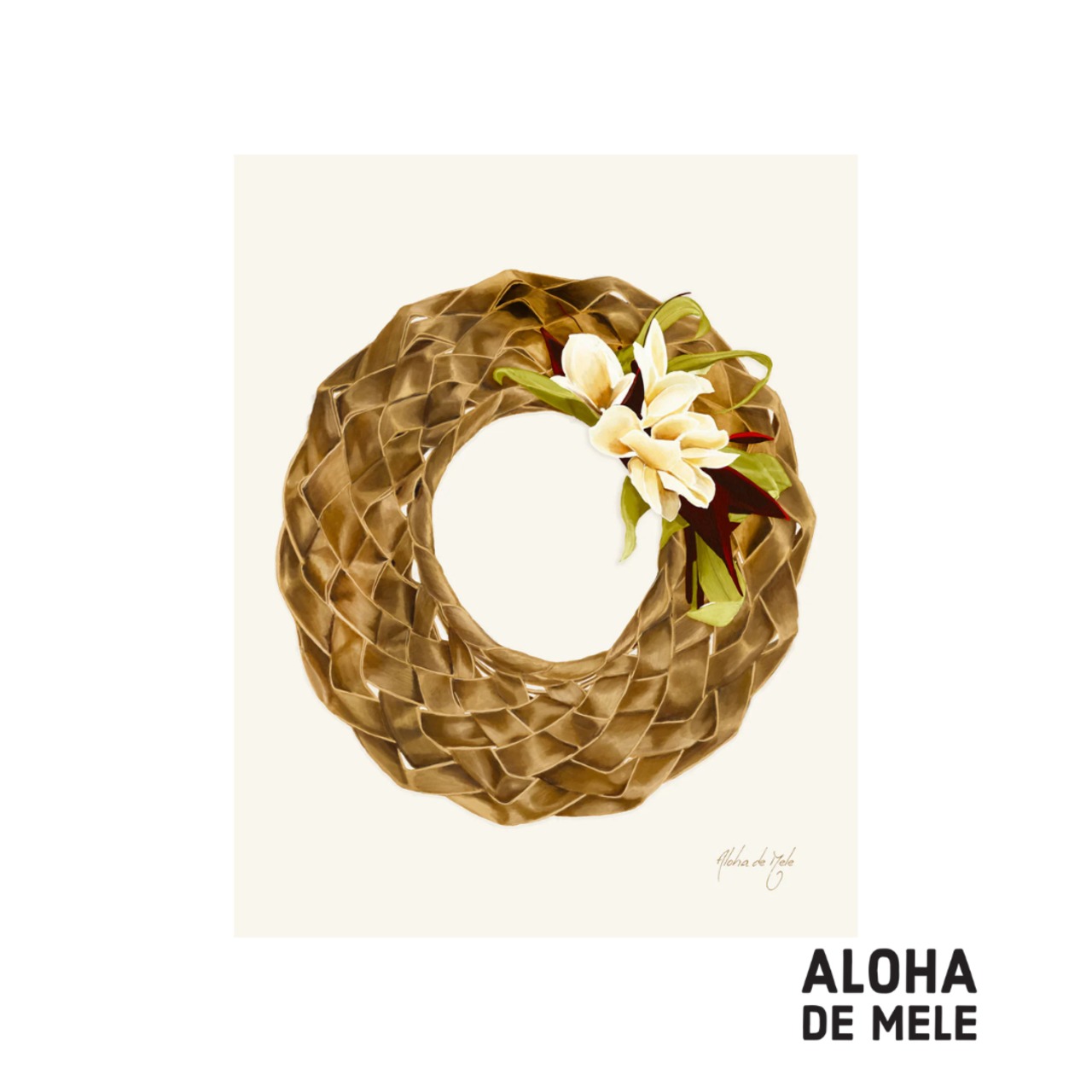 11×14inch アート  / ALOHA DE MELE
