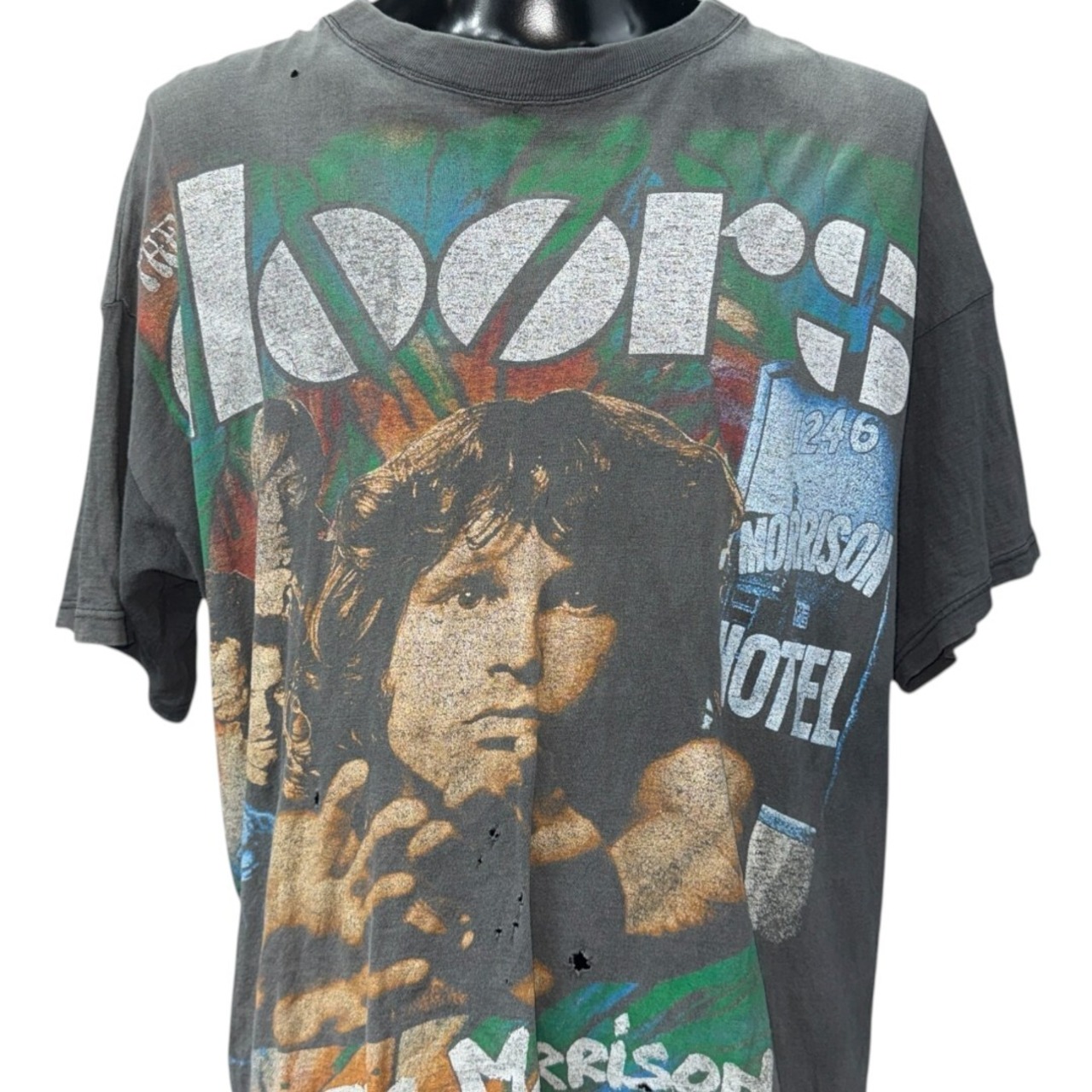 【THE DOORS】ドアーズ "Jim Morrison" 大判プリント Vintage Tシャツ